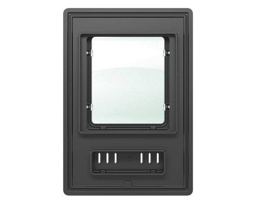 Дверка АСТОН каминная 350 (Антрацит)