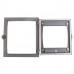 Дверка ДТГ-8С (Р) Кижи топочная герметичная, 290х325 крашенная, Без стекла