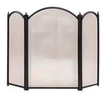 Экран каминный C03026BK (3 секции, 68х80см, черный)