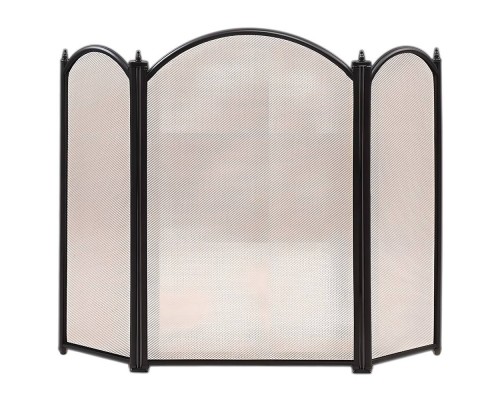 Экран каминный C03026BK (3 секции, 68х80см, черный)