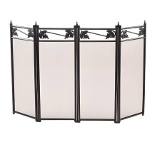 Экран каминный C04044BK (черный по краю лепесток)