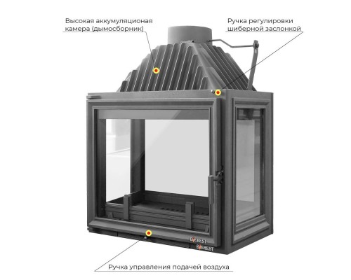 Каминная топка EVEREST A16 HP