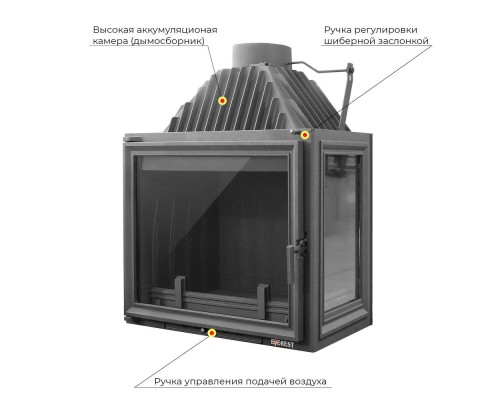 Каминная топка EVEREST A16 R