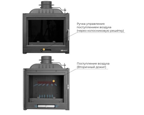 Каминная топка EVEREST U10