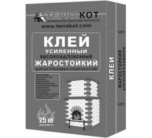 Клей усиленный Терракот жаростойкий, 25 кг