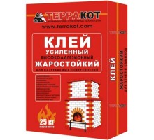 Клей усиленный жаростойкий Терракот, 25 кг