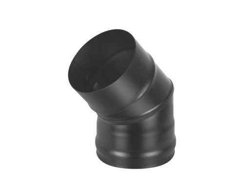 Колено BLACK (AISI 430/0,8мм) 45 2-х секц. диаметр дымохода: 120 мм Колено BLACK (AISI 430/0,8мм) 45 2-х секц. диаметр дымохода: 120 мм