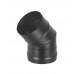 Колено BLACK (AISI 430/0,8мм) 45 2-х секц. диаметр дымохода: 120 мм
