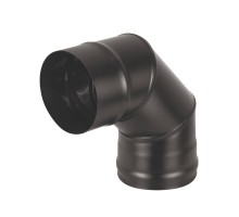 Колено BLACK (AISI 430) 90 3-х секц.