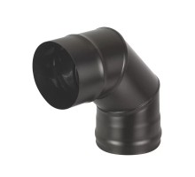 Колено BLACK (AISI 430) 90 3S