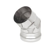 Колено нерж. (AISI 430) 45 3-х секц.