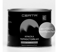 Краска термостойкая (до 700°С; 0,5 кг) ПАТИНА Серебро, CERTA
