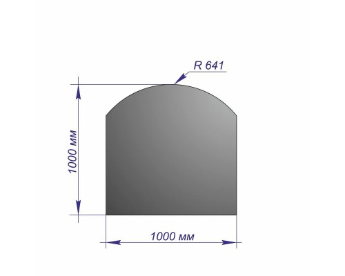 Лист напольный 100010001,5 R641 Антрацит