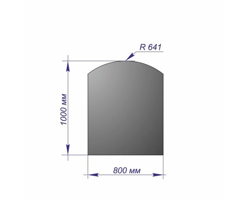 Лист напольный 10008001,5 R641 Антрацит