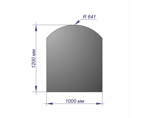 Лист напольный 120010001,5 R641 Антрацит