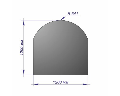 Лист напольный 120012001,5 R641 Антрацит