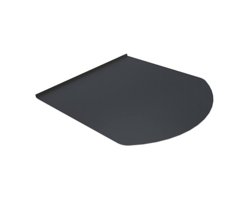 Лист предтопочный Эмаль Черная 800х980х0,5мм (R641)