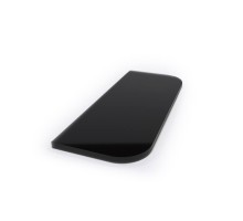 Лист стеклянный напольный Черный (Black) 1000х400х8мм