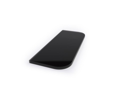 Лист стеклянный напольный Черный (Black) 1000х400х8мм