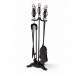 Набор каминный EVEREST K23-SB никель/черный (212166см)