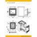 Печь Везувий Сенсация 22 Антрацит (505)