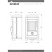 Печь-камин EVEREST F7 диаметр дымохода: 150 мм