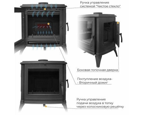 Печь-камин EVEREST S10