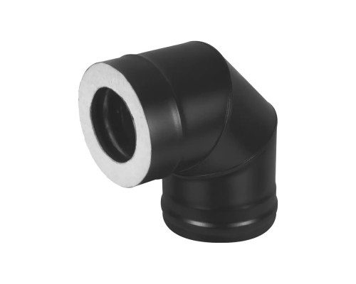 Сэндвич-колено KERABLACK (AISI 430 1,0мм/0,5мм) 90 3S