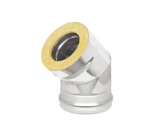 Сэндвич-колено Нерж+Нерж (AISI 430) 45 2 секции