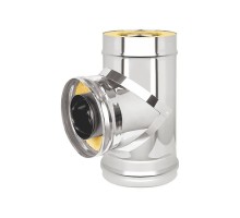 Сэндвич-тройник Нерж+Нерж (AISI 304 0,8мм)