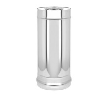 Сэндвич-труба (AISI 430 1,0мм/0,5мм, KERALUX) L-0,25м