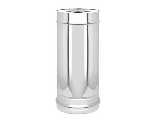 Сэндвич-труба (AISI 430 1,0мм/0,5мм, KERALUX) L-0,25м