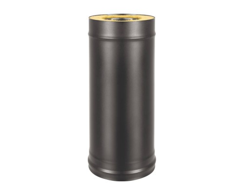 Сэндвич-труба BLACK (AISI 430/0,8мм), L-1м