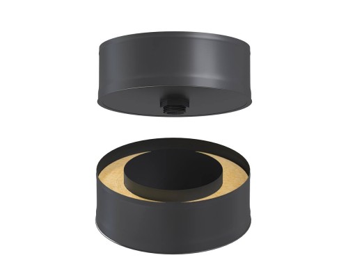 Сэндвич-заглушка конденсатоотвод BLACK (AISI 430) д.115200
