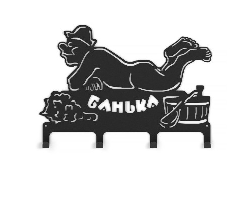 Вешалка Везувий Банька 2 L-380 (4 крючка)