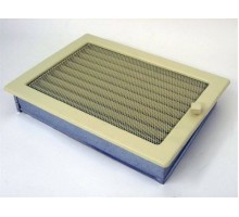 Каминная решетка 22х30 бежевая с жалюзи