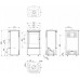 Печь DEFRO HOME CERES 6кВт, черная сталь