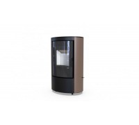 Печь DEFRO HOME CERES ELI 6,6кВт, коричневая сталь