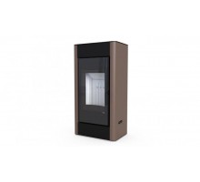 Печь DEFRO HOME SOLUM, 9кВт, коричневая сталь