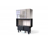 Топка DEFRO HOME INTRA SM BP G SLIM, 6 кВт, 683/478/352мм, угловое стекло справа, гильотина
