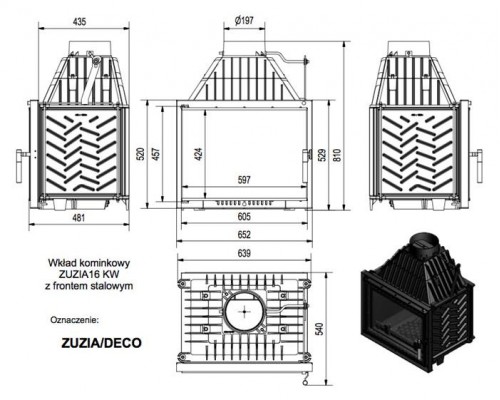 Топка ZUZIA/DECO Топка ZUZIA/DECO
