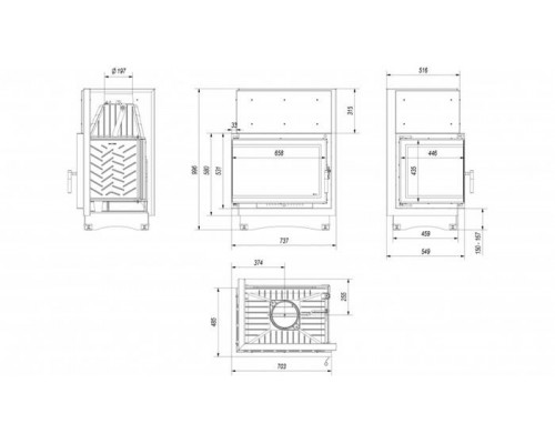 Топка ZUZIA/ECO/L/BS/DECO Топка ZUZIA/ECO/L/BS/DECO