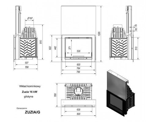 Топка ZUZIA/G, гильотина Топка ZUZIA/G, гильотина