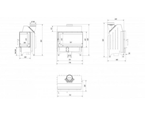 Топка Zibi/P/BS/DECO (угловое стекло справа) Топка Zibi/P/BS/DECO (угловое стекло справа)