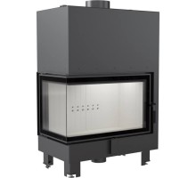 Топка с водяным контуром MBO/PW/15/L/BS/W, Г-образное стекло слева, змеевик