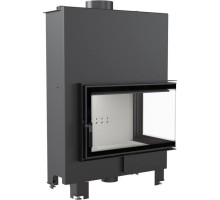 Топка с водяным контуром MBO/PW/15/P/BS/W, Г-образное стекло справа, змеевик
