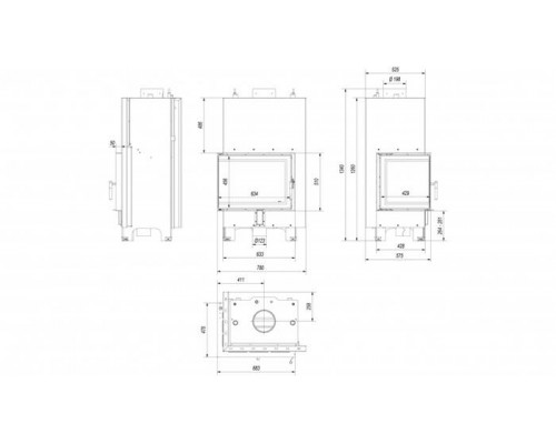 Топка с водяным контуром MBZ/PW/13/L/BS/W Топка с водяным контуром MBZ/PW/13/L/BS/W