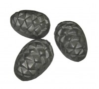 Камень чугунный для бани Кедровая шишка (O68х98мм) КЧО-1 (5шт/уп)