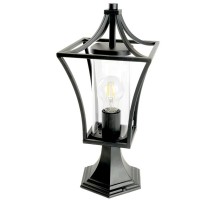 Светильник садово-парковый Feron PL734 на постамент 60W 230V E27, черный 51270