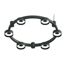 Корпус подвесной люстры Ambrella light DIY Spot Techno Ring SBK черный песок C9232